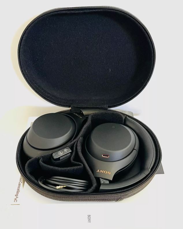 Cuffie Sony WH-1000XM4 Wireless con Noise Cancelling Nero ELE-0012