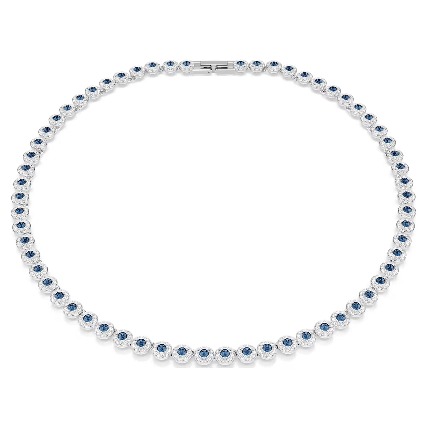 Swarovski 5733402 collana tennis una angelic taglio round blu
