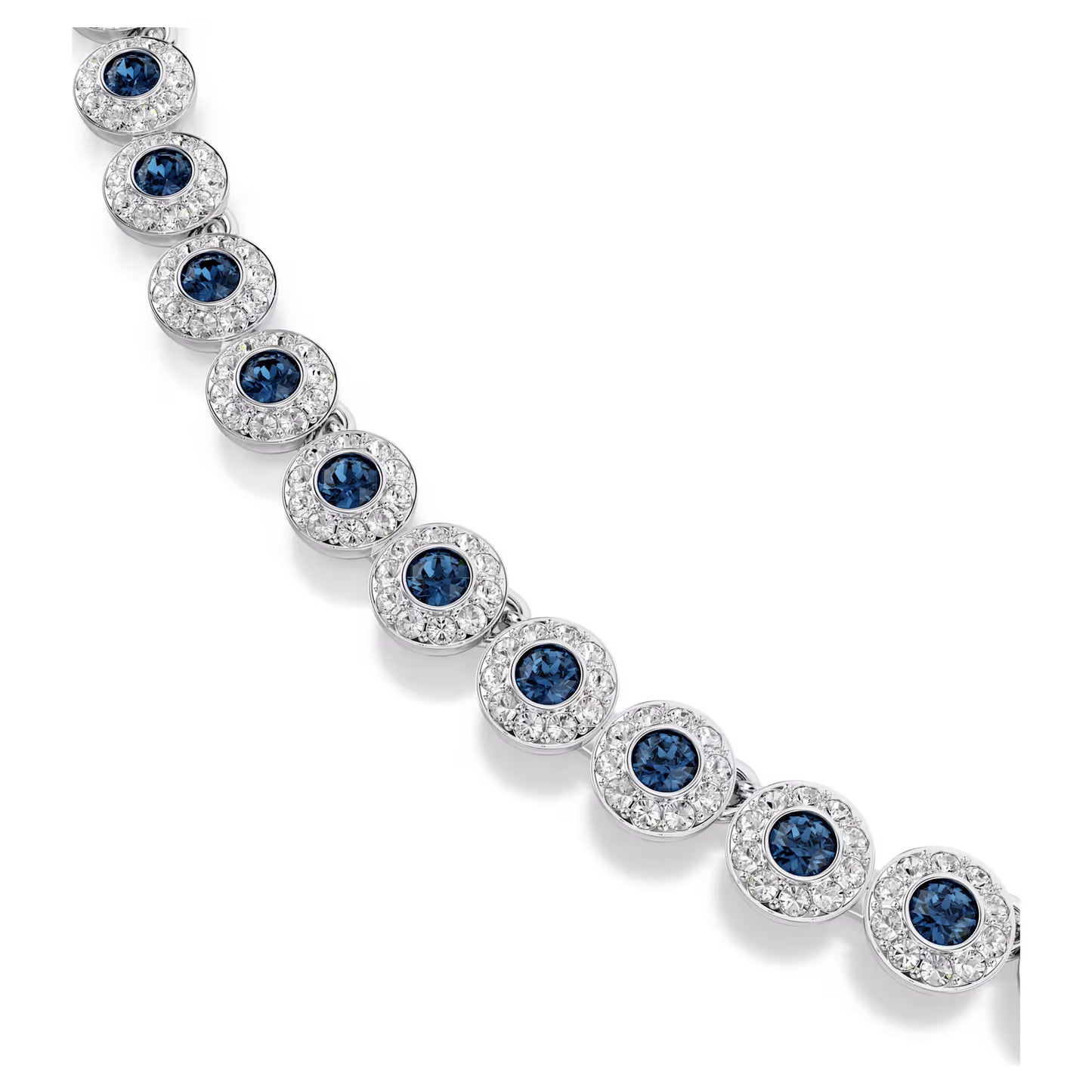 Swarovski 5733402 collana tennis una angelic taglio round blu