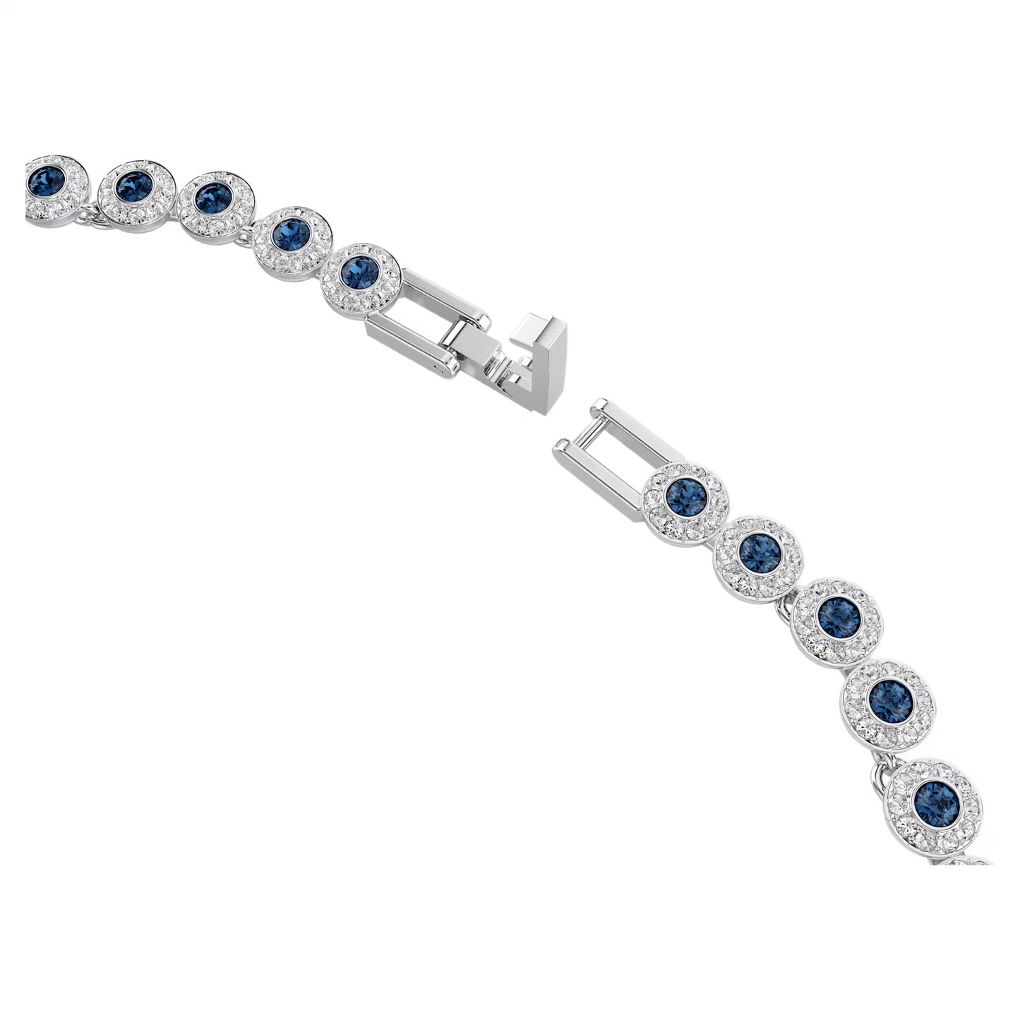 Swarovski 5733402 collana tennis una angelic taglio round blu
