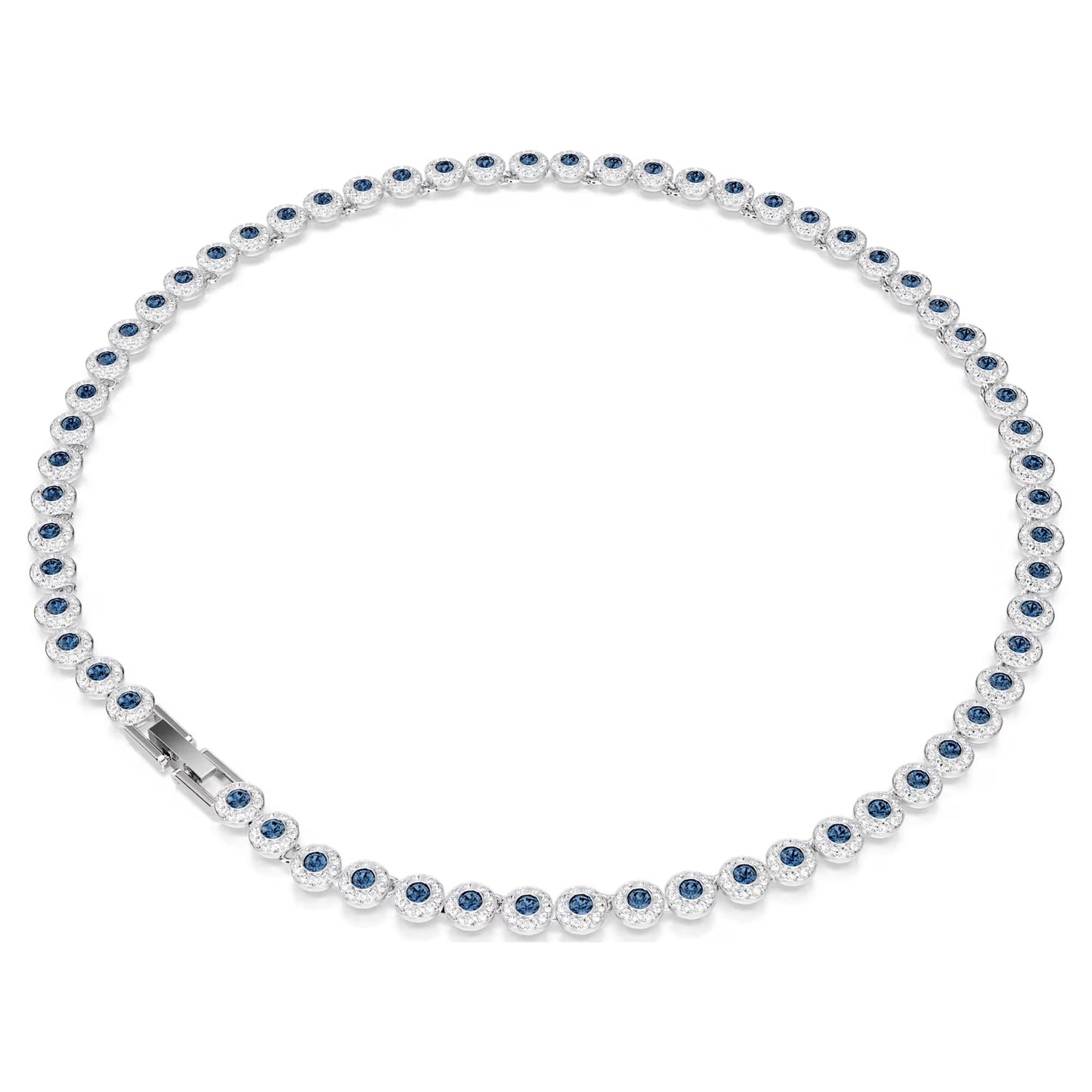 Swarovski 5733402 collana tennis una angelic taglio round blu