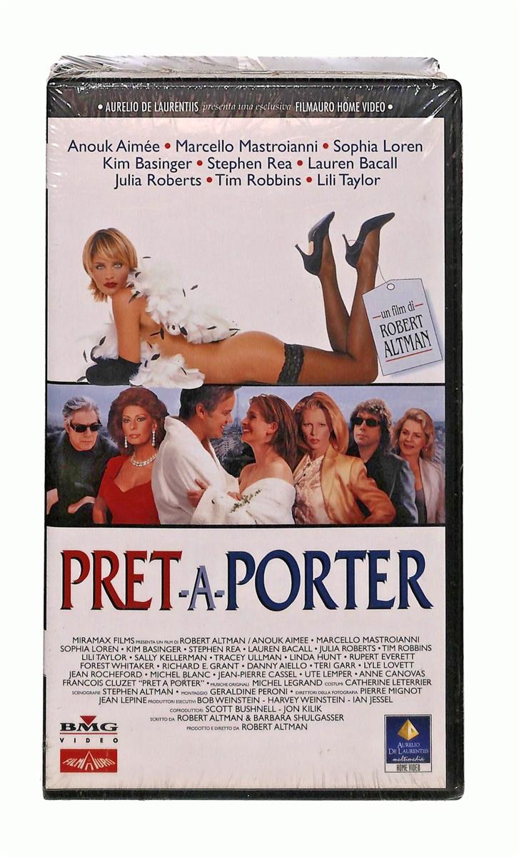 EBOND Pret a Porter Bmg Aurelio De Laurentis Filmauro VHS VH004507