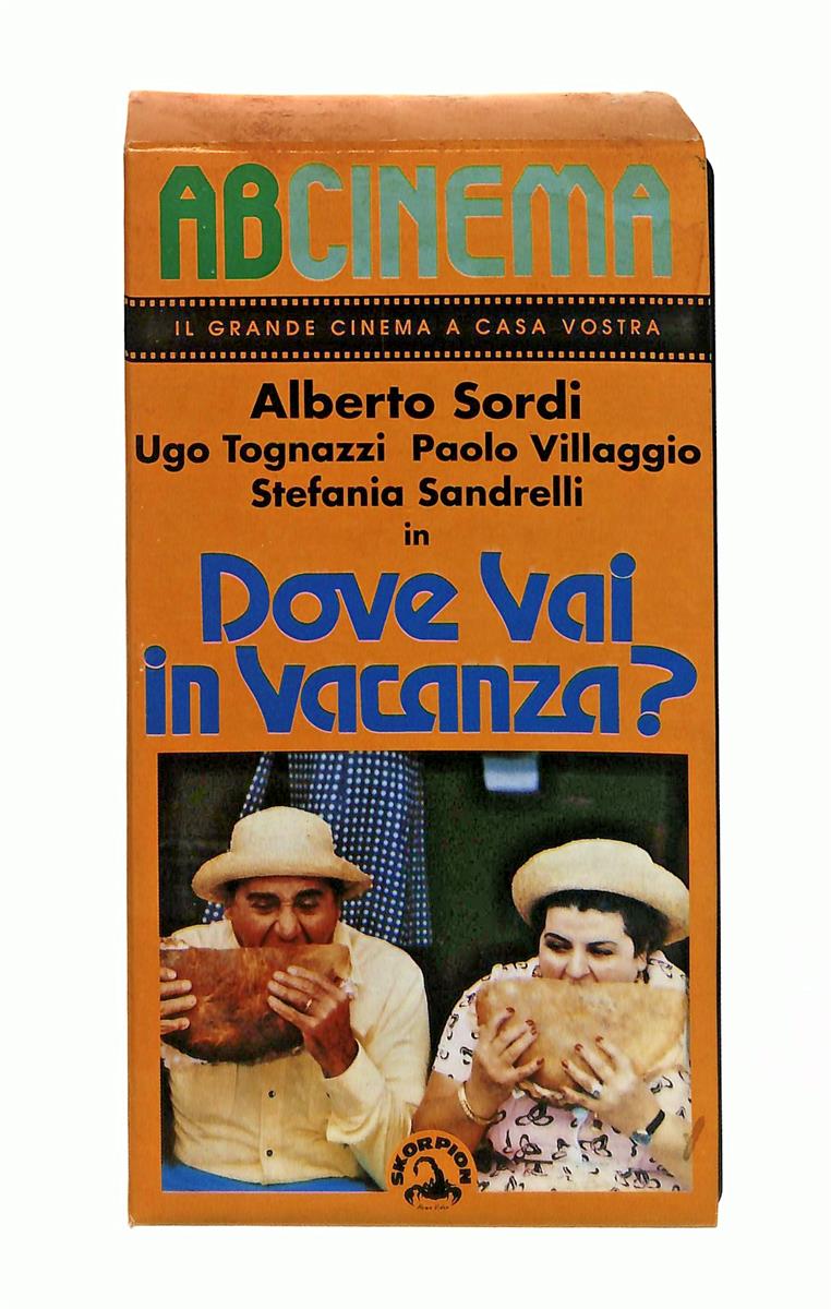 EBOND Dove Vai In Vacanza Alberto Sordi Abcinema VHS VH003584