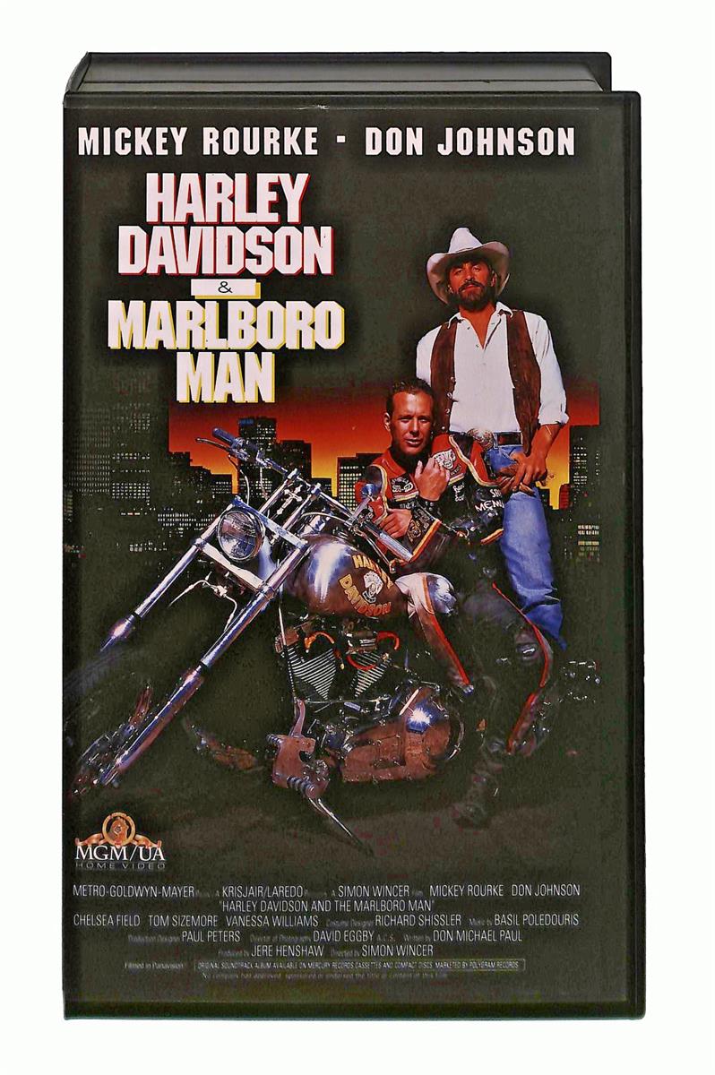 EBOND Harley Davidson & Malboro Man Rourke Johnson Mgm Ua VHS VH002751