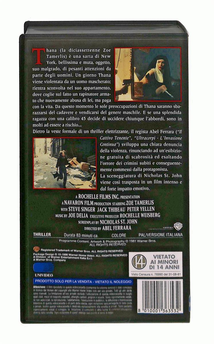 EBOND L Angelo Della Vendetta Gli Scudi Wb VHS VH004466