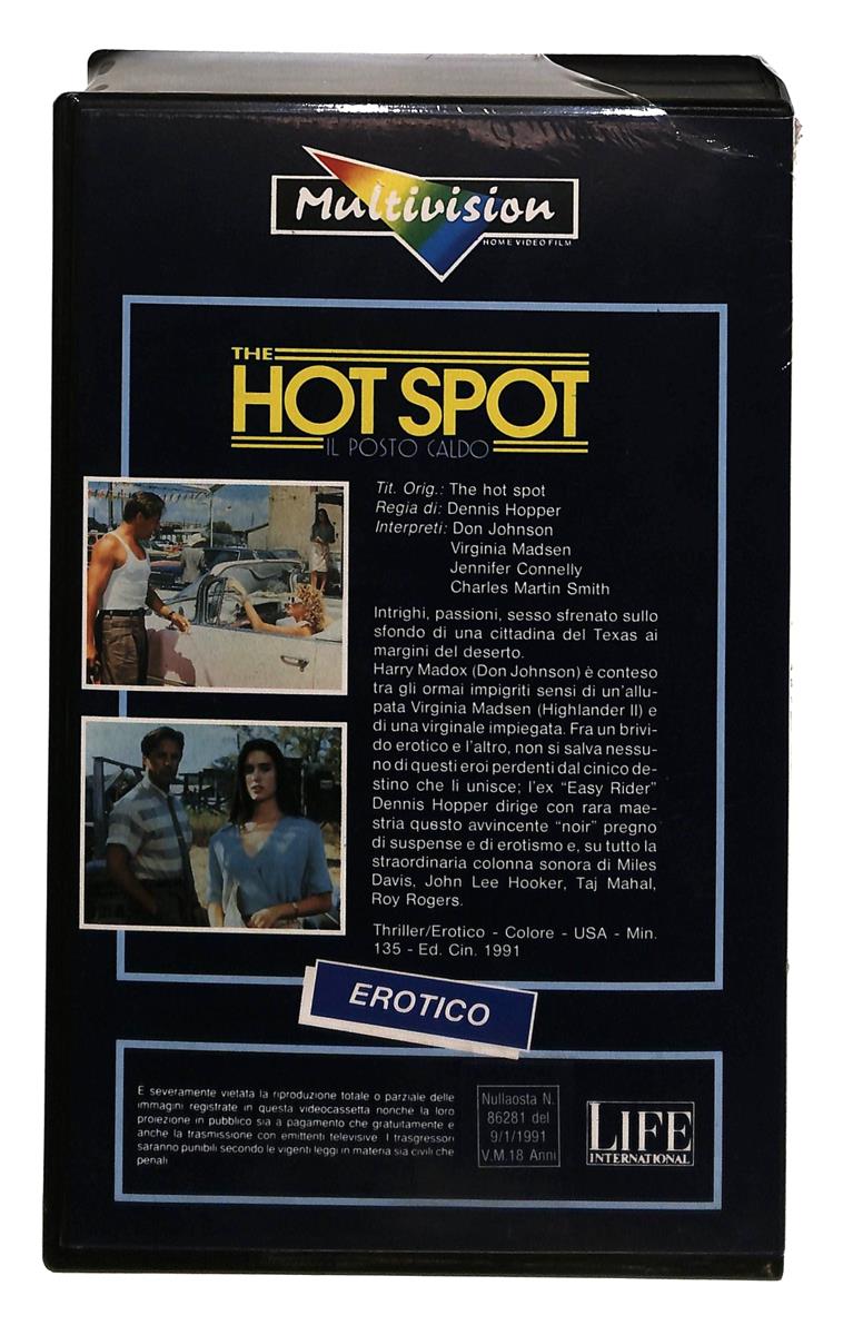 EBOND The Hot Spot Il Posto Caldo Multivision VHS VH005278