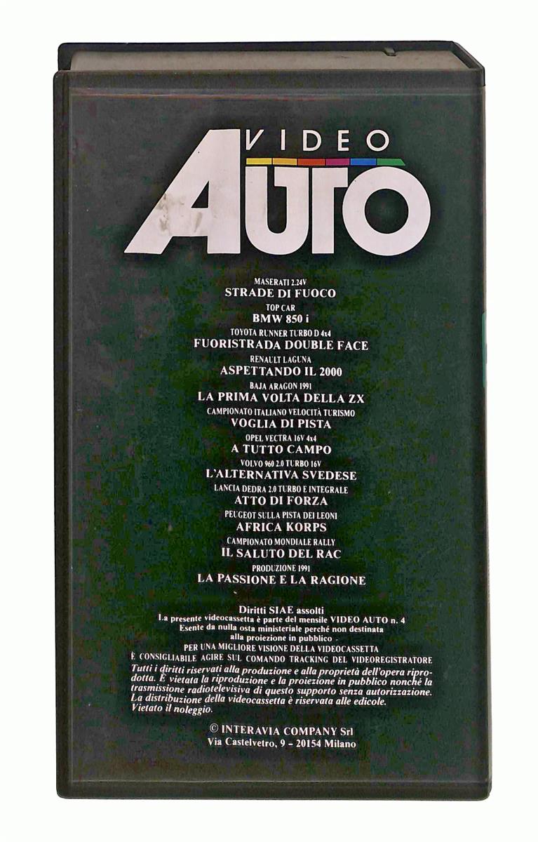 EBOND Video Auto N 4 Maserati Renault Bmw VHS VH002636