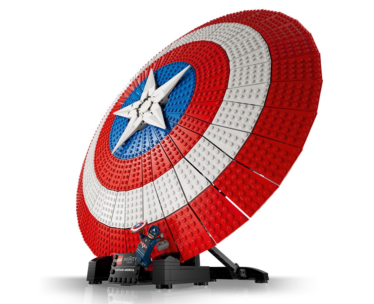 LEGO 76262 LO SCUDO DI CAPTAIN AMERICA MARVEL
