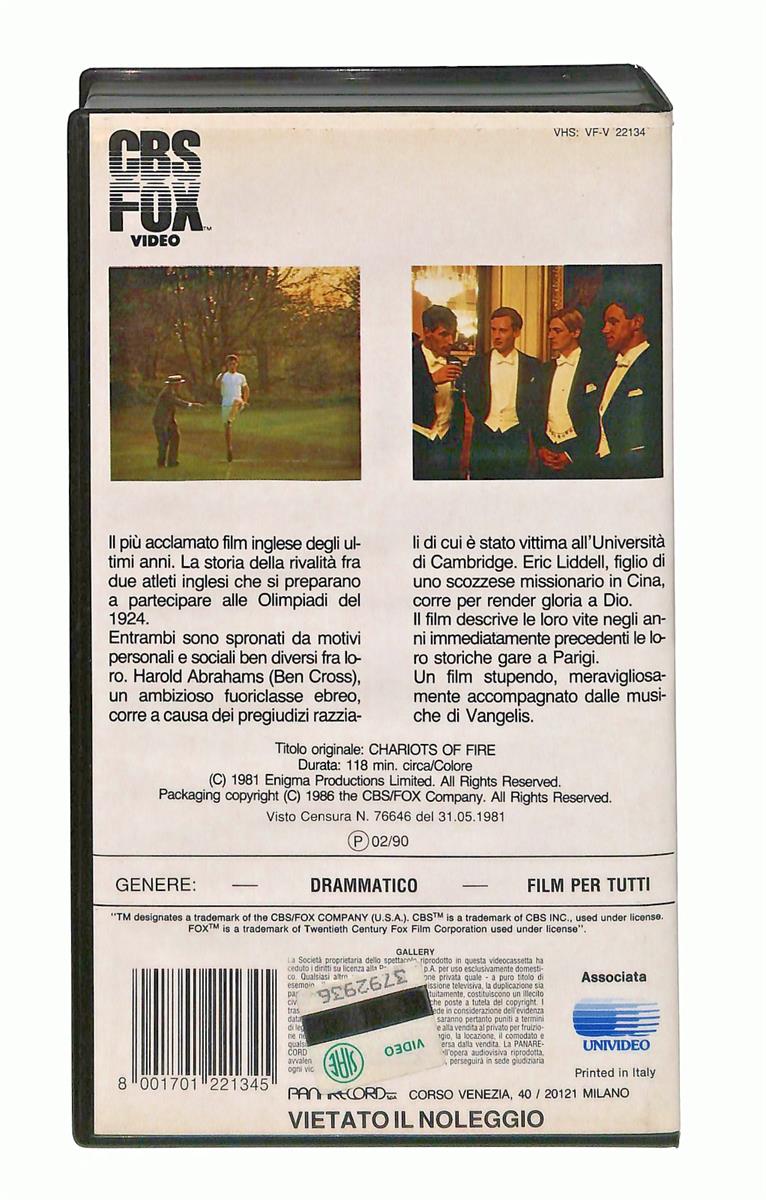 EBOND Momenti Di Gloria Cbs Fox VHS VH004368