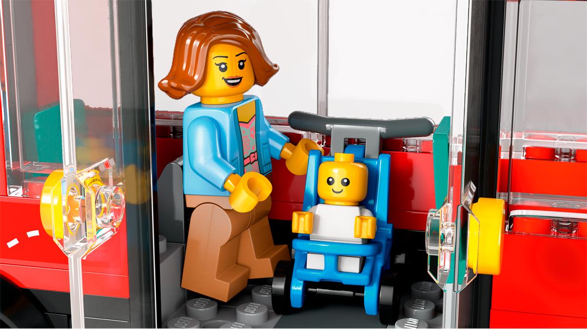 LEGO 60407 Autobus turistico rosso a due piani
