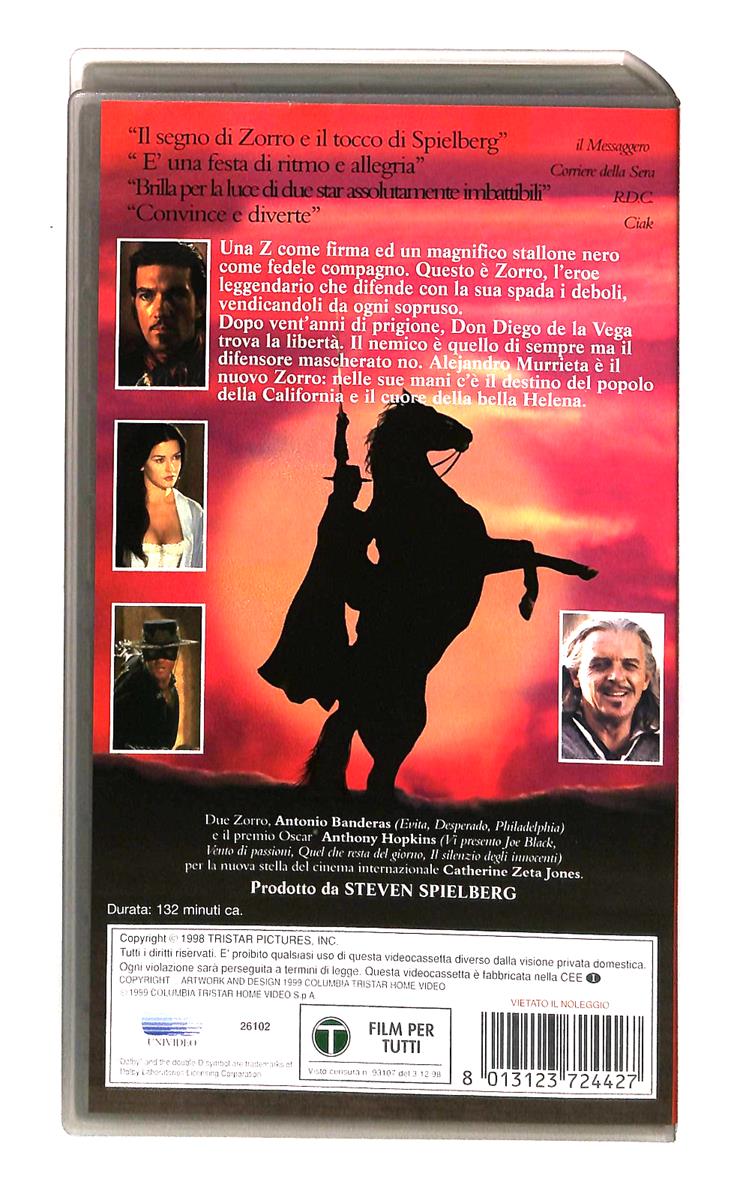 EBOND La Maschera Di Zorro Columbia VHS VH004307