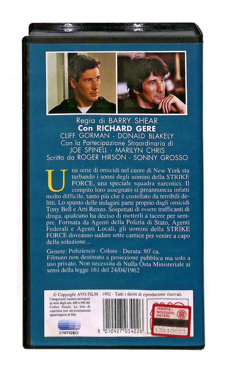 EBOND Crack File Dossier Antidroga Richard Gere Avofilm VHS VH002666