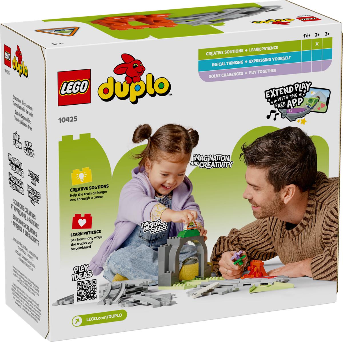 LEGO 10425 Pack di espansione tunnel e binari ferroviari