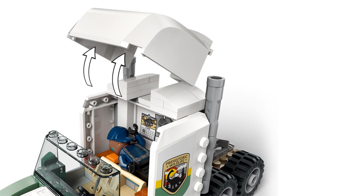 LEGO 76966 Missione dinosauro: camion di trasporto dell’allosauro