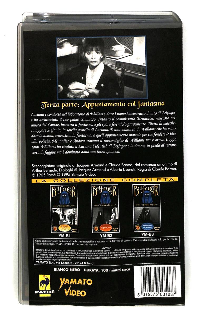 EBOND Belfagor N 3 Appuntamento Col Fantasma Yamato Video VHS VH004554