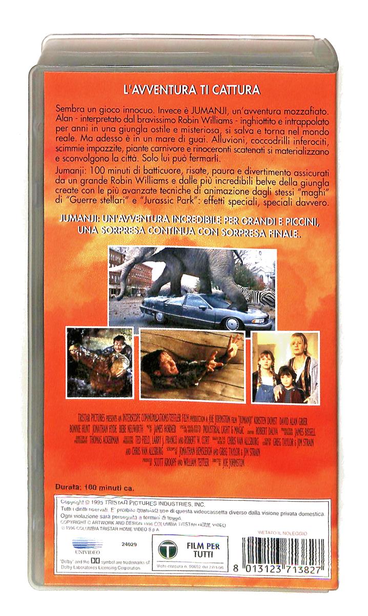 EBOND Jumanji Columbia VHS VH004105