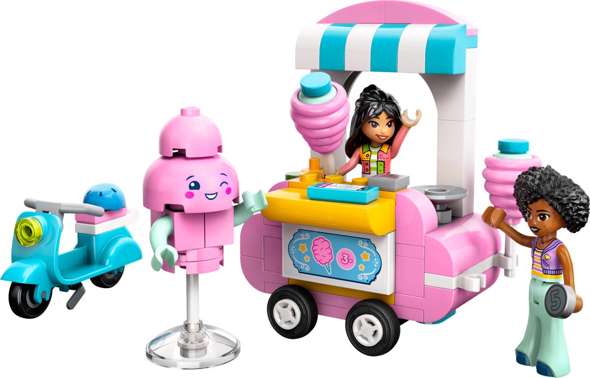 LEGO 42643 Bancarella di zucchero filato e scooter