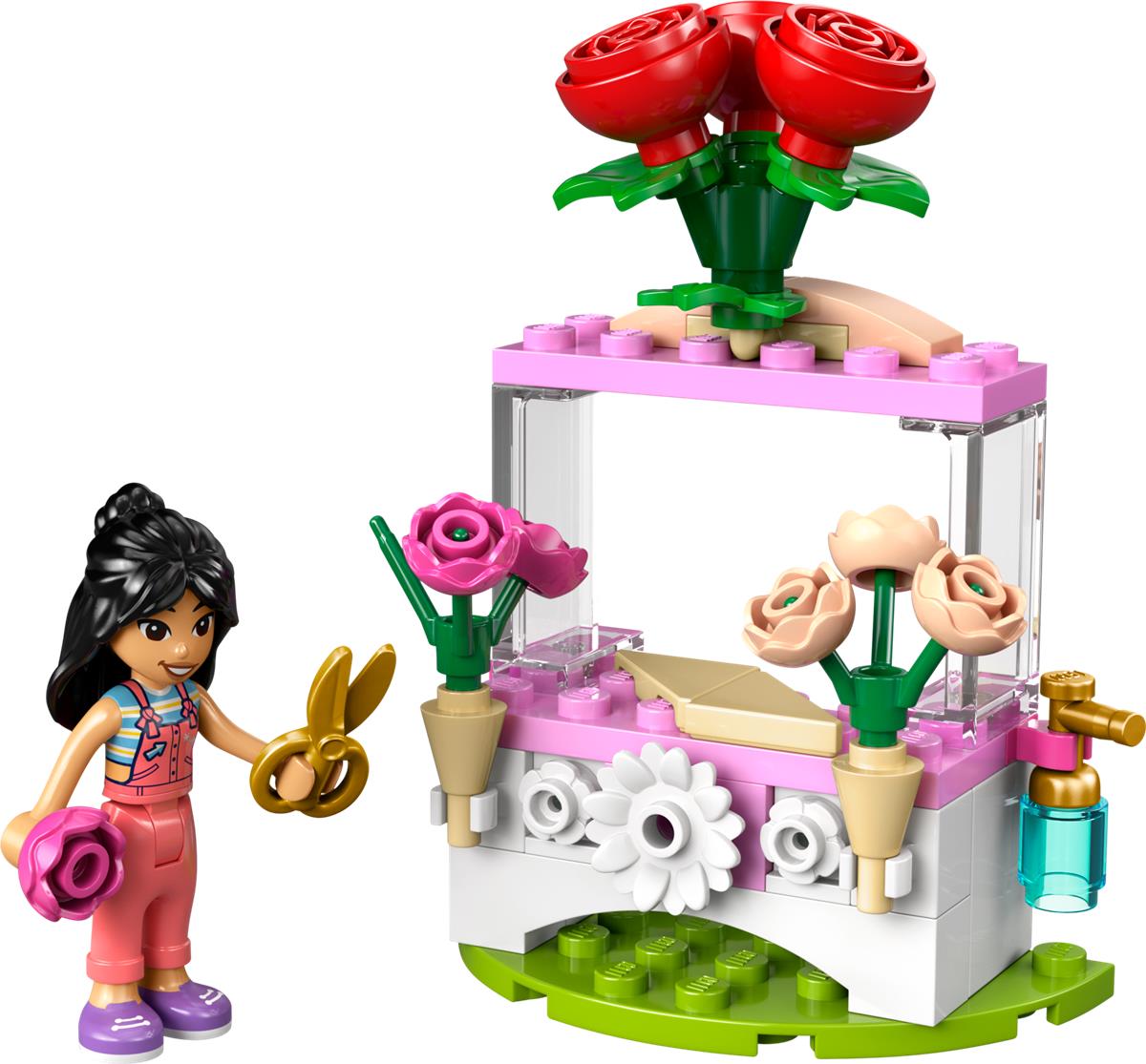 LEGO 30721 Bancarella di fiori con rose
