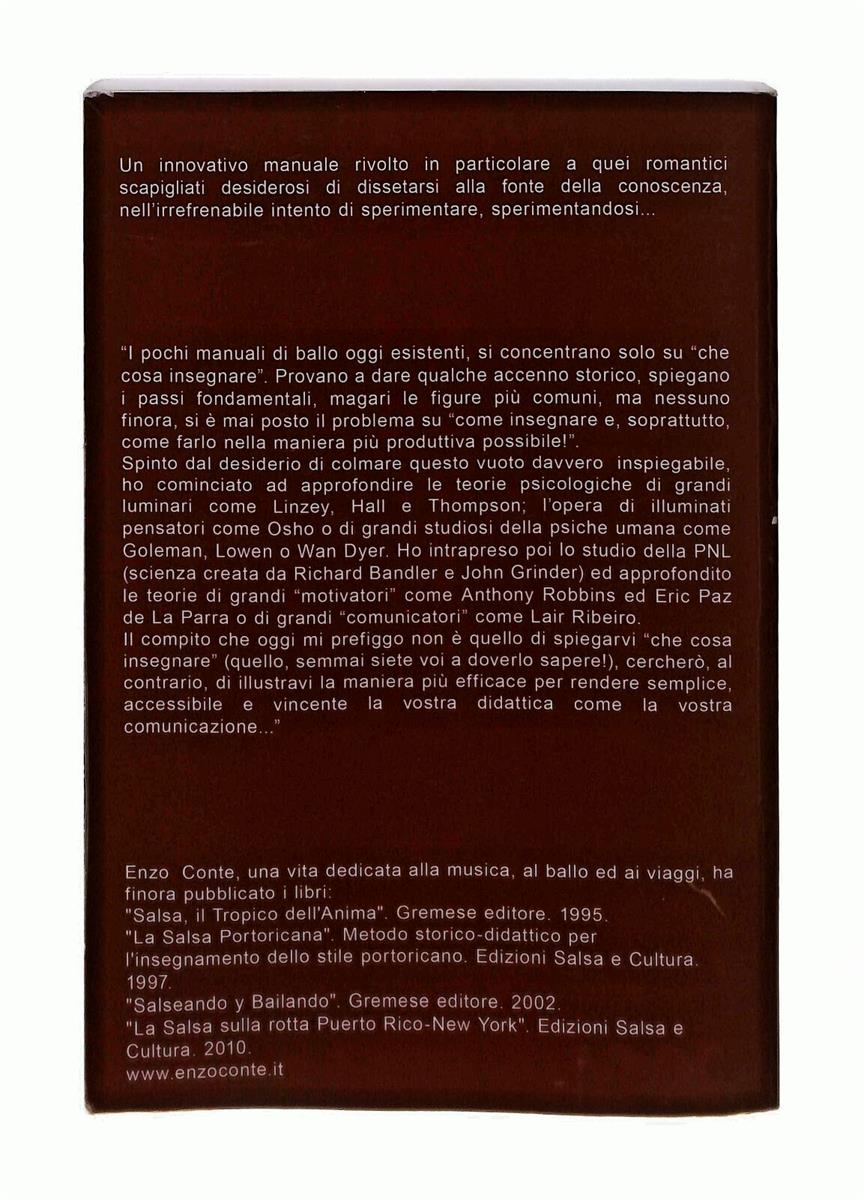 EBOND L Arte Di Insegnare Enzo Conte Edizioni Salsa Y Cultura Libro LI042788