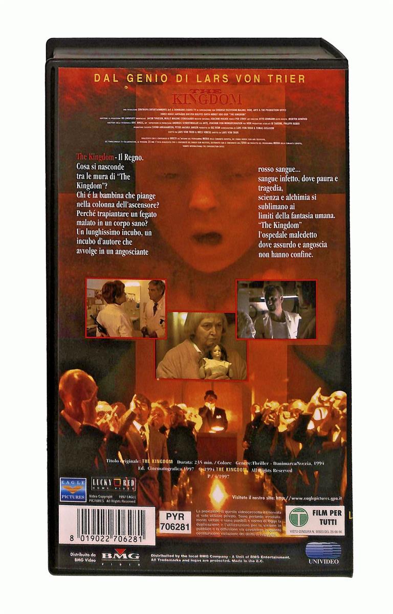EBOND The Kingdom Lars Von Trier Bmg Eagle Pictures Lucy Red VHS VH003227