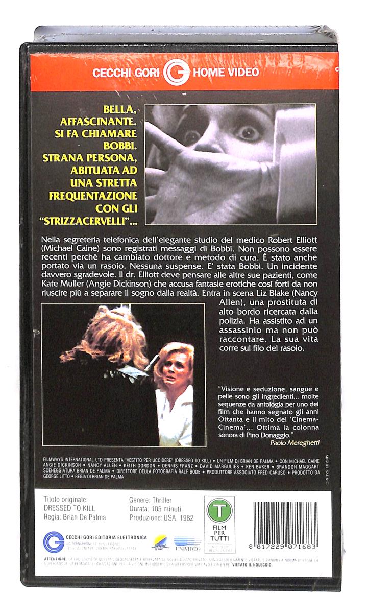 EBOND Vestito Per Uccidere Cecchi Gori Home Video VHS VH004875