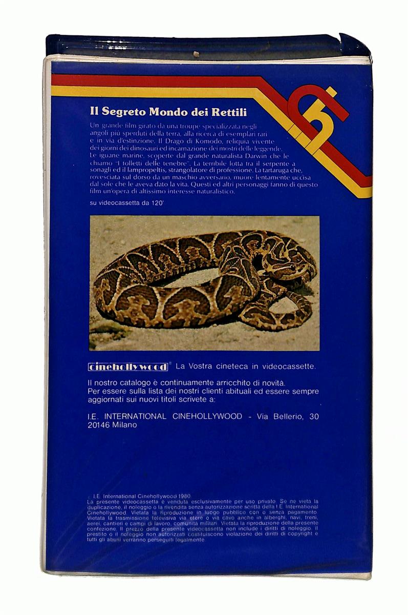 EBOND Il Segreto Mondo Dei Rettili Cinehollywood VHS VH002854