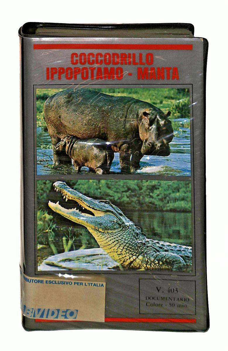 EBOND Coccodrillo Ippopotamo Manta Techno Film V 403 VHS VH003115