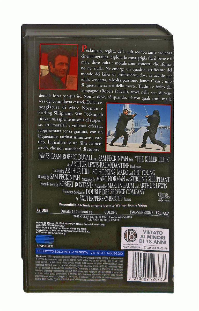 EBOND Killer Elite Gli Scudi Mgm Ua VHS VH002774