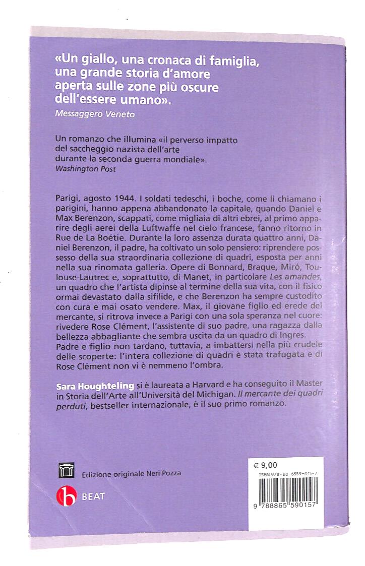 EBOND Il Mercante Dei Quadri Perduti Di Sara Houghteling Libro LI013913
