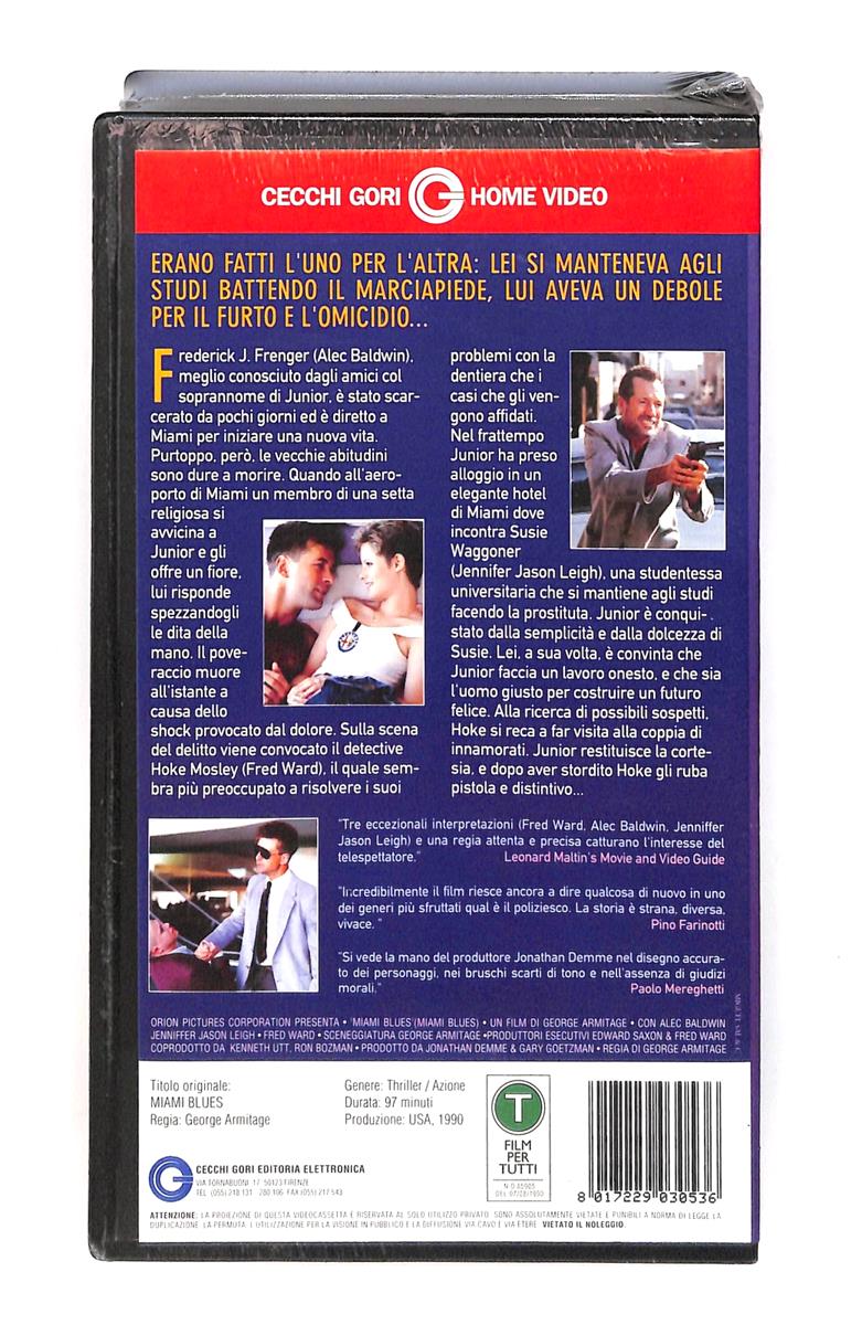 EBOND Miami Blues Cecchi Gori Home Video VHS VH004860