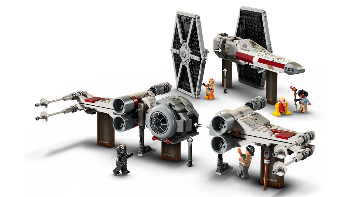 LEGO 75393 Mash-up TIE Fighter e X-Wing