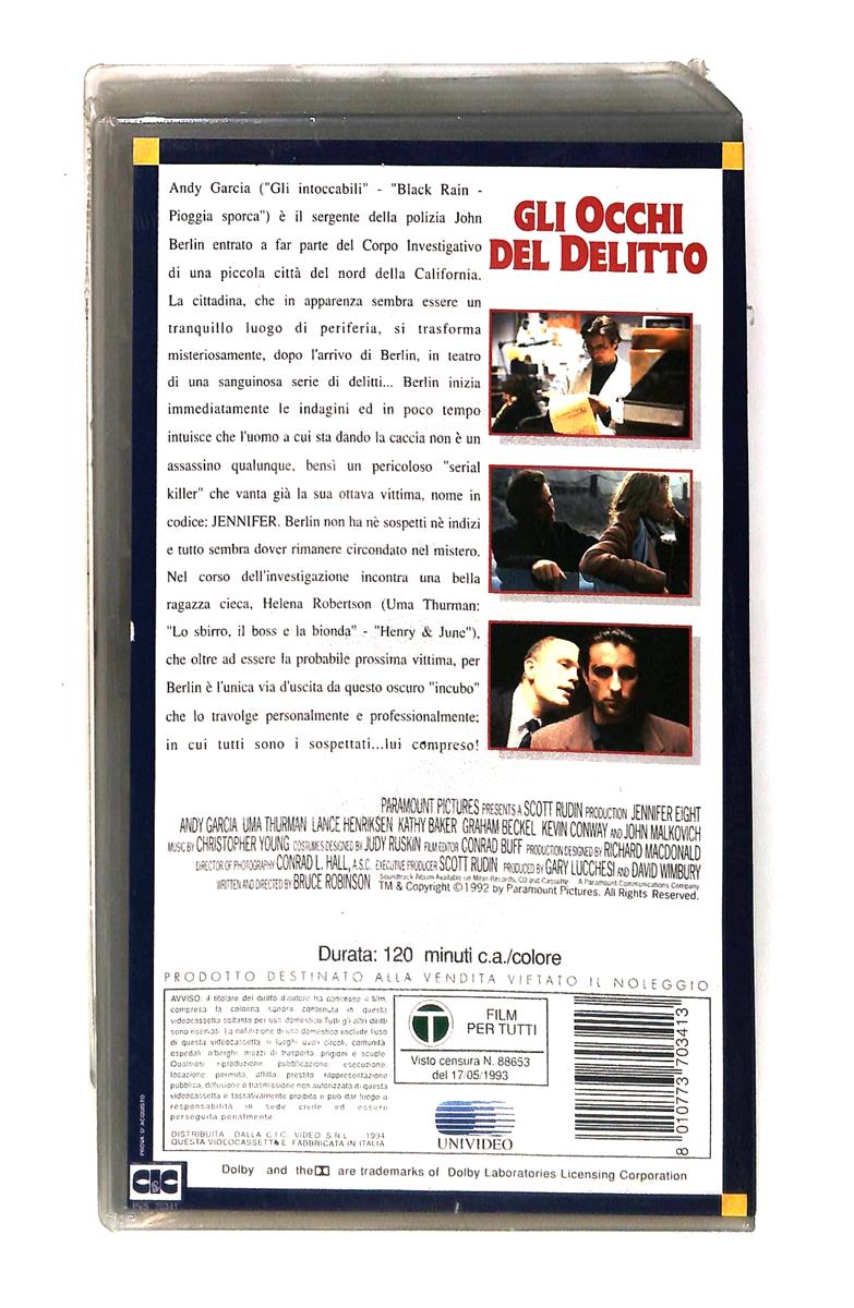EBOND Gli Occhi Del Delitto Paramount Cic VHS VH003322