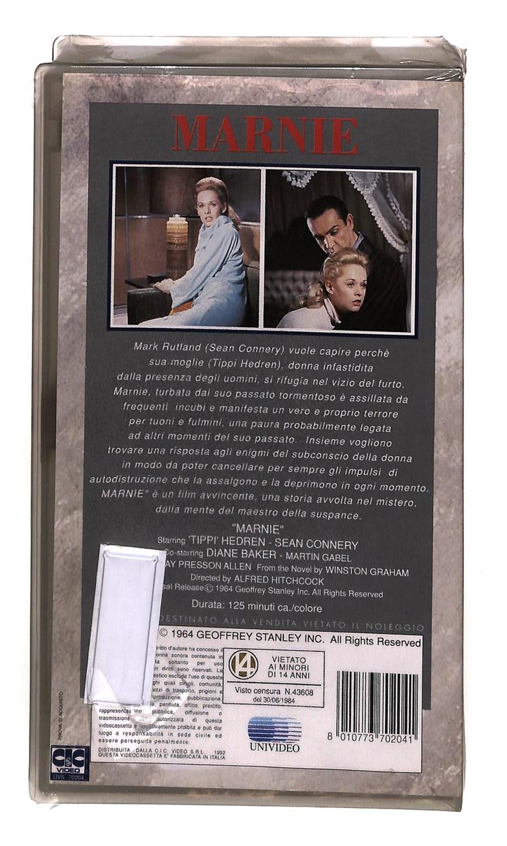 EBOND Marnie Hitchcock Universal VHS VH002515