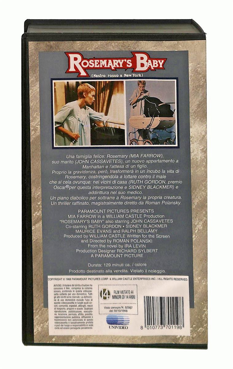 EBOND Rosemary s Baby Paramount Cic VHS VH003336