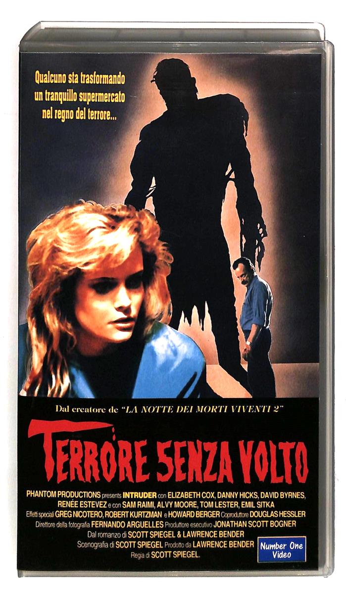 EBOND Terrore Senza Volto Number One Video VHS VH005152