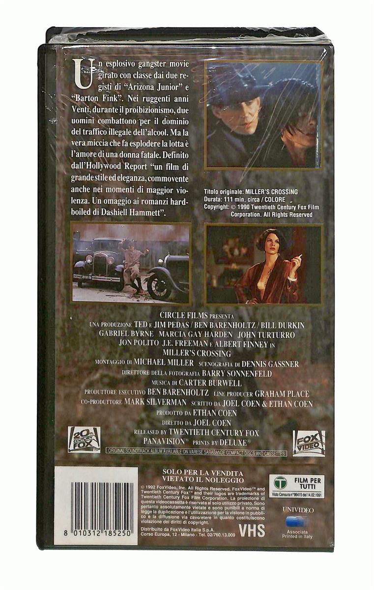 EBOND Crocevia Della Morte Joel Coen Univideo Fox VHS VH002217