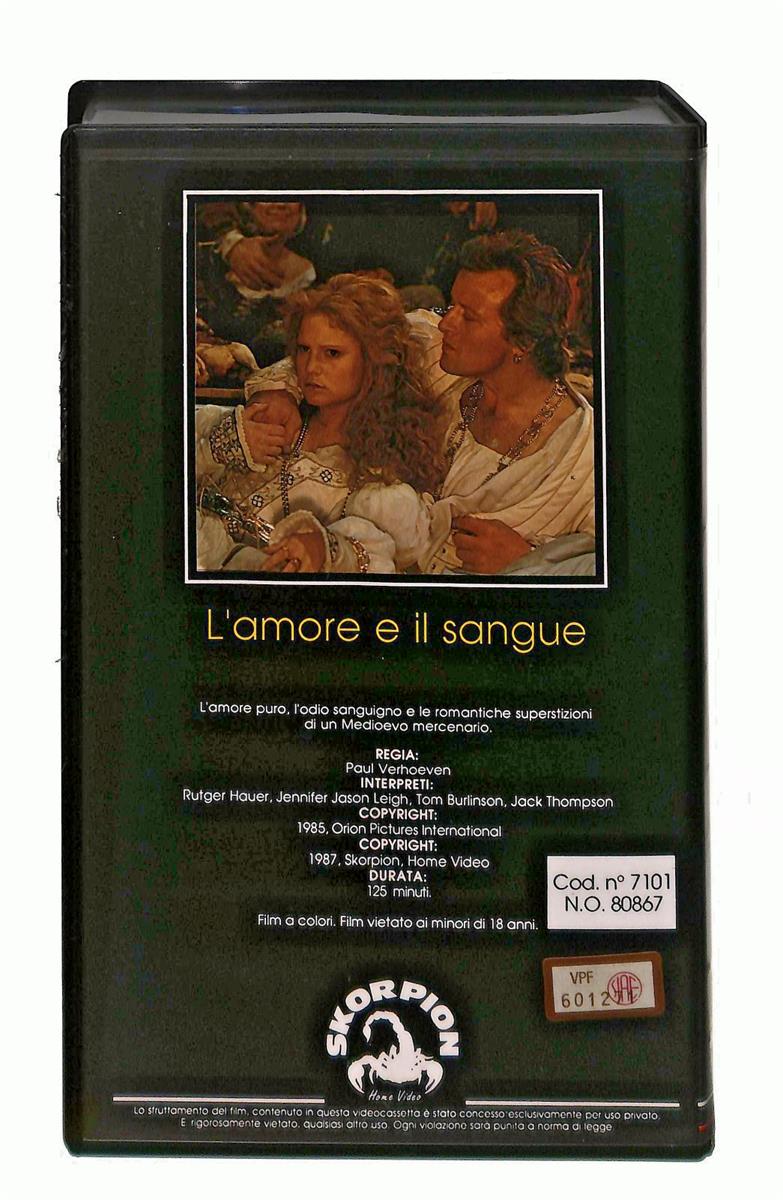 EBOND L Amore e Il Sangue Skorpion VHS VH004024
