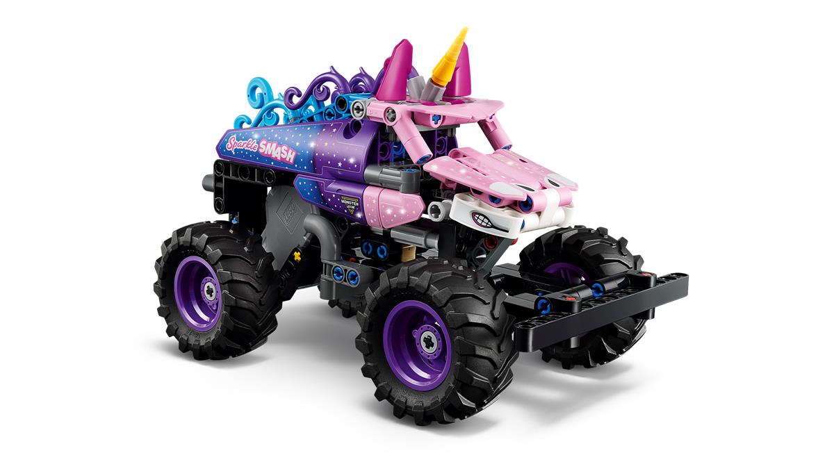 LEGO 42220 Monster Jam™ Sparkle Smash™ a retrocarica