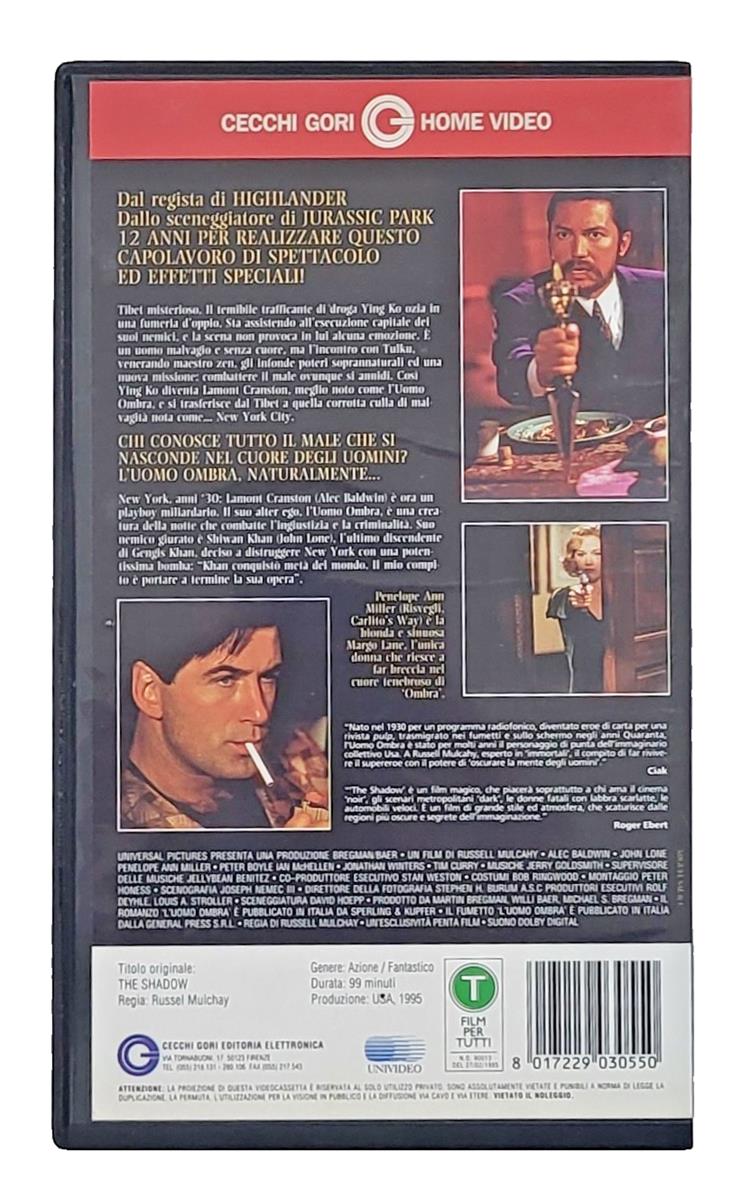 EBOND L Uomo Ombra Cecchi Gori Home Video VHS VH004334