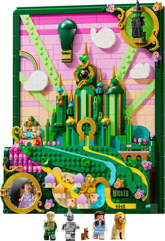 LEGO 75685 Wicked Wall Art Citta di Smeraldo