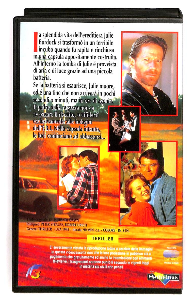 EBOND 83 Ore Prima Della Fine Multivison VHS VH005419