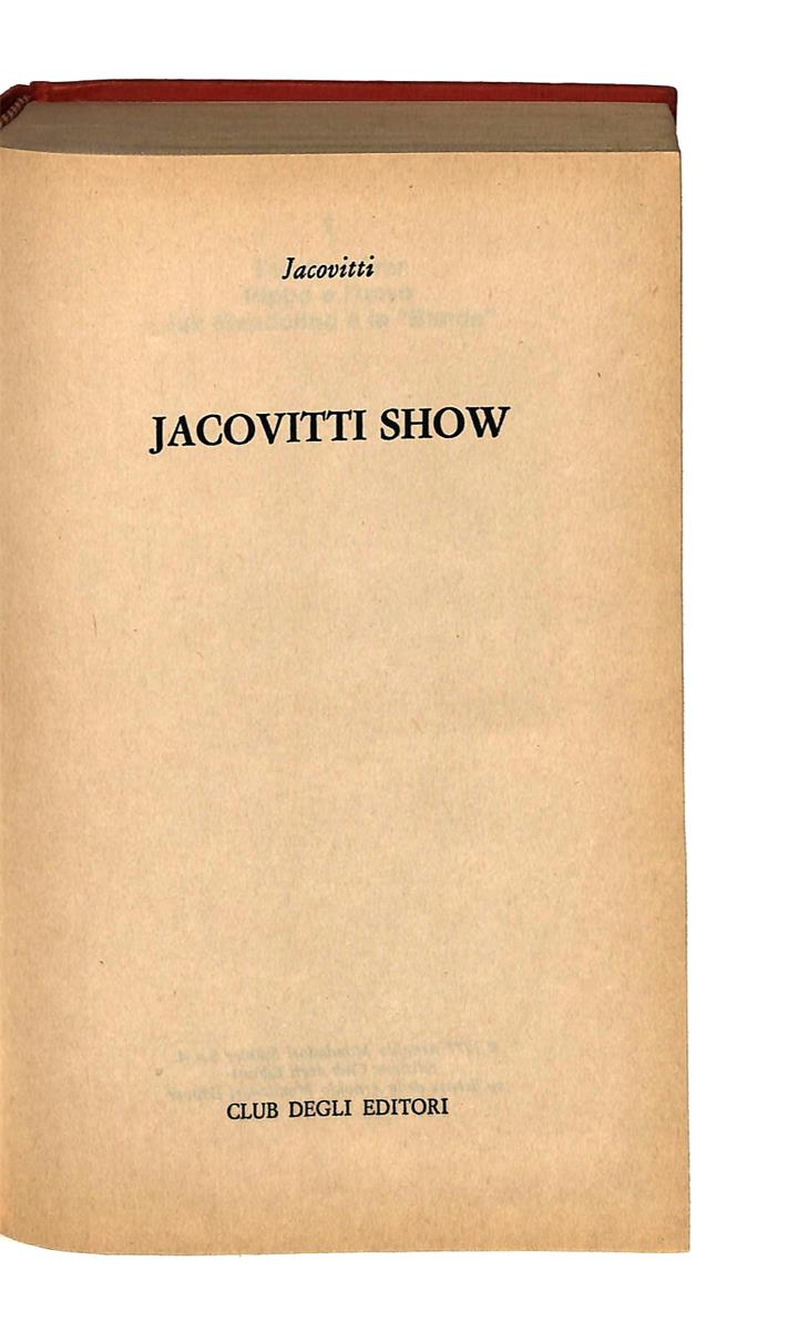 EBOND Jacovitti Show Jacovittie Libro LI042736