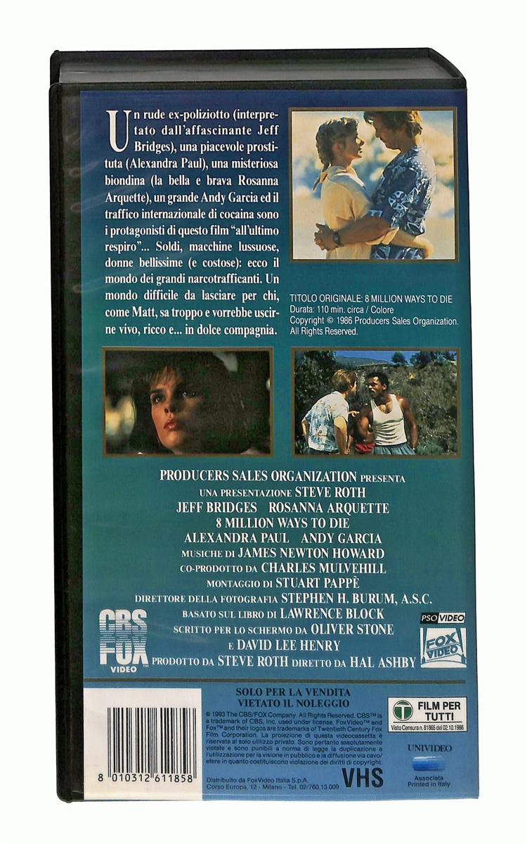EBOND 8 Milioni Di Modi Per Morire Silver & Gold Cbs Fox VHS VH003911