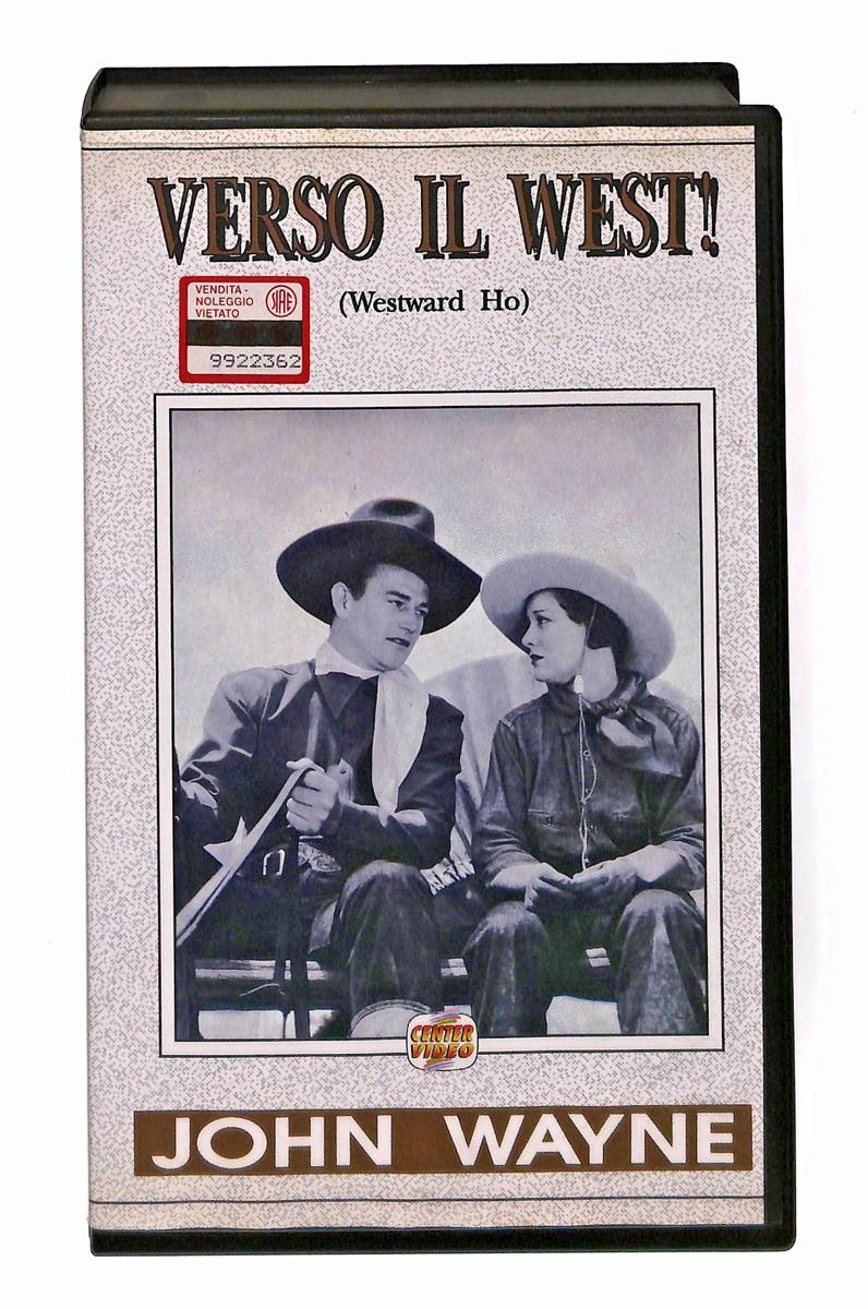 EBOND Verso Il West John Wayne Center Video VHS VH002719