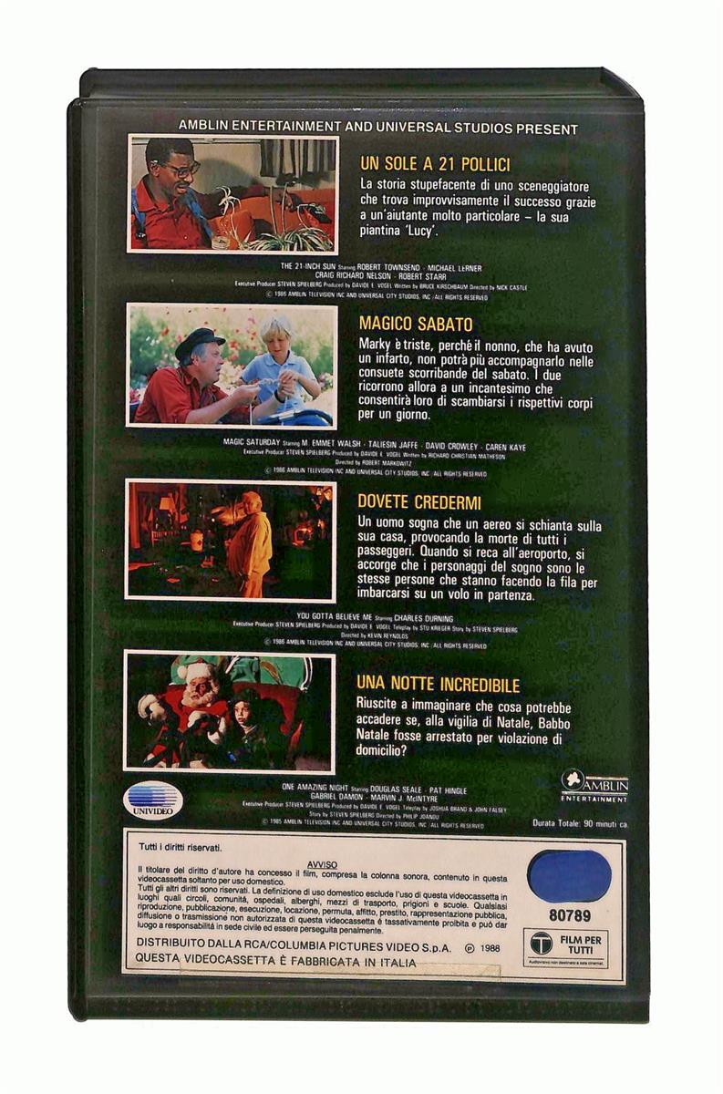 EBOND Storie Incredibili Volume 7 Universal Cic VHS VH004472