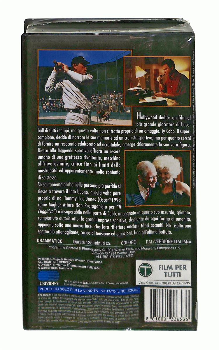EBOND Cobb Una Leggenda Amata e Odiata Gli Scudi Wb VHS VH004330