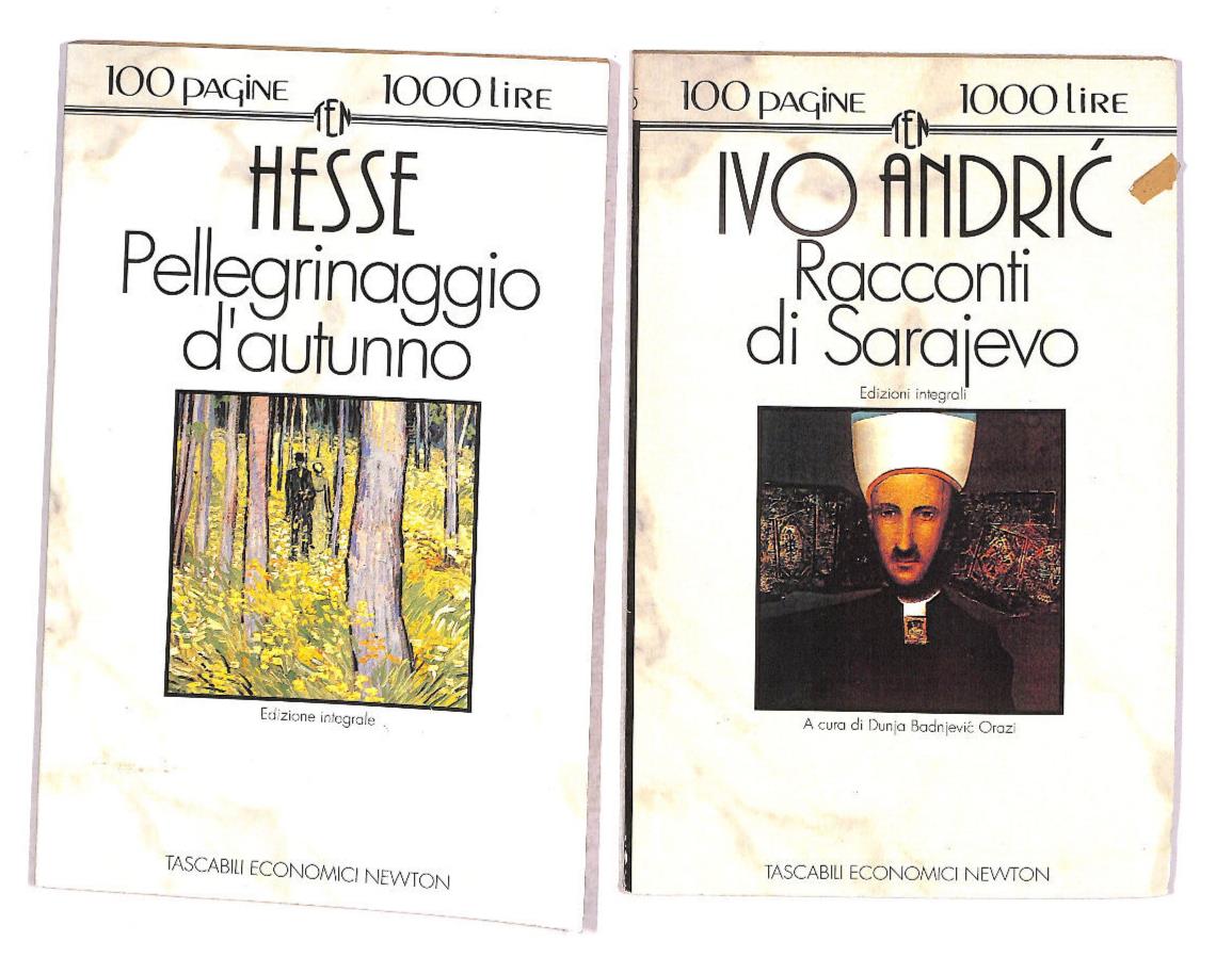 EBOND Lotto Pellegrinaggio D'autunno e Racconti Di Sarajevo Libro LI008816