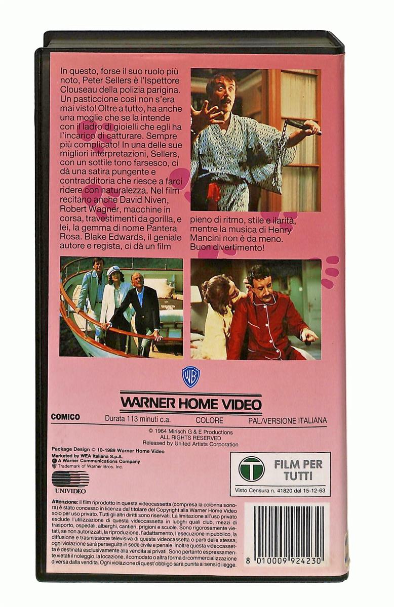 EBOND La Pantera Rosa Peter Sellers Claudia Cardinale Wb VHS VH002263