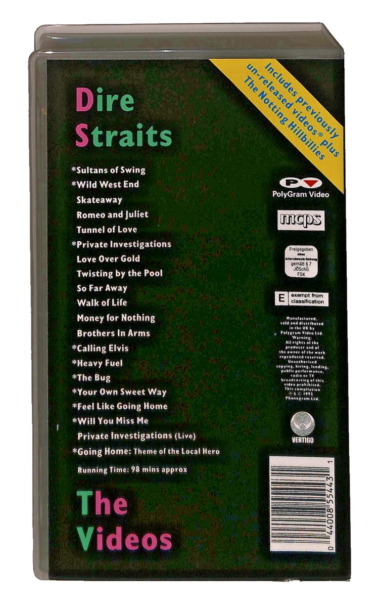 EBOND Dire Straits The Videos No Ita VHS VH002985