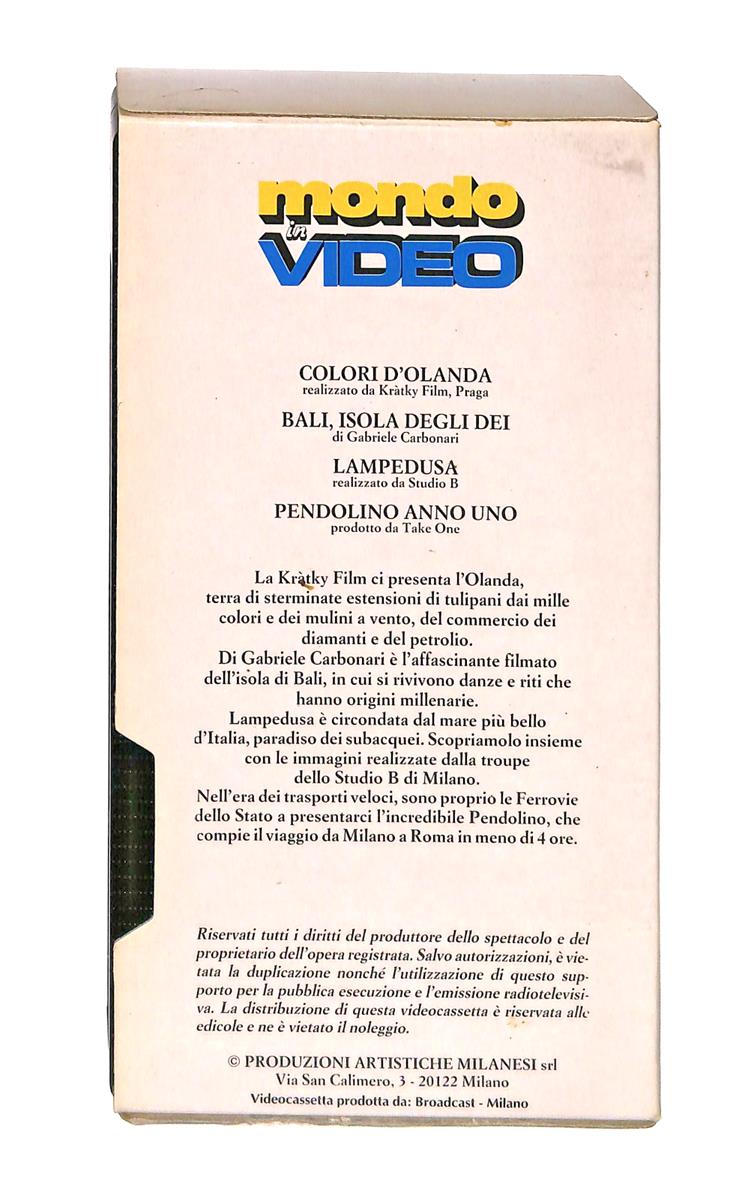 EBOND Colori d Olanda Bali Isola Degli Dei Mondo In Video N 8 VHS VH002660